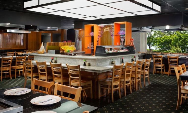 On-site restaurant at Courtyard Boston Cambridge.