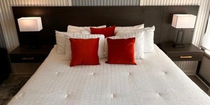 King room at The Irish Inn Boutique Hotel.
