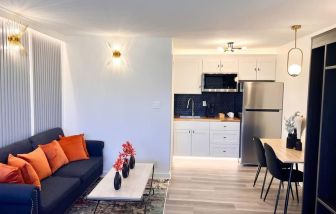 Day room with kitchen at The Irish Inn Boutique Hotel.