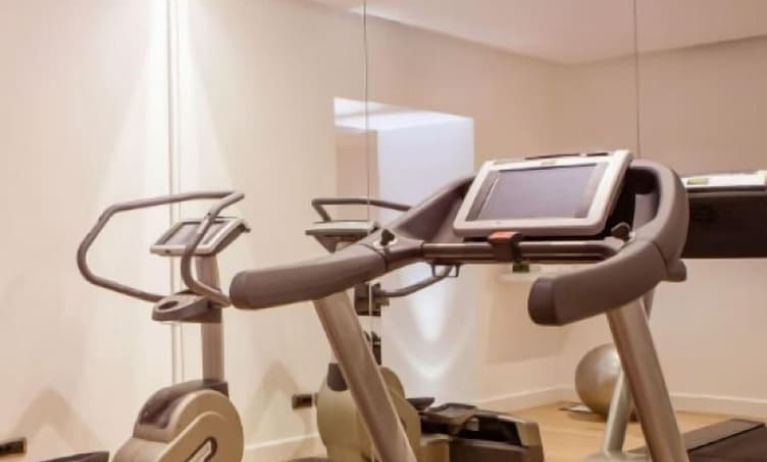 Fitness center at The Irish Inn Boutique Hotel.