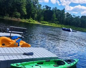 Lake activities at Cove Haven Resort.