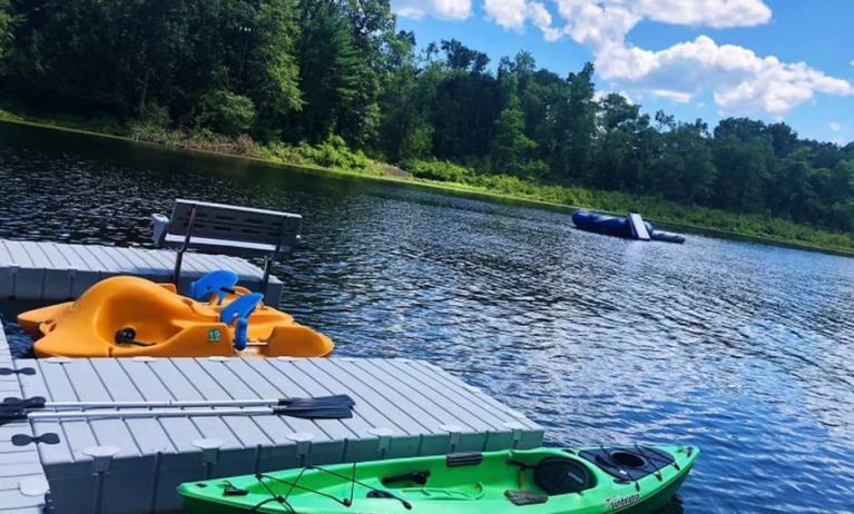 Lake activities at Cove Haven Resort.