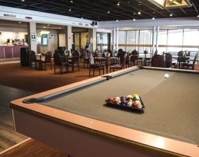 Billiards table at Cove Haven Resort.