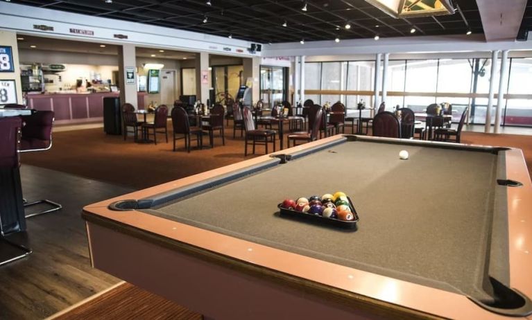 Billiards table at Cove Haven Resort.