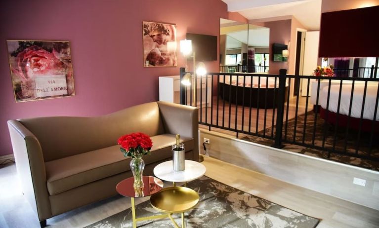 Lobby and lounge at Cove Haven Resort.