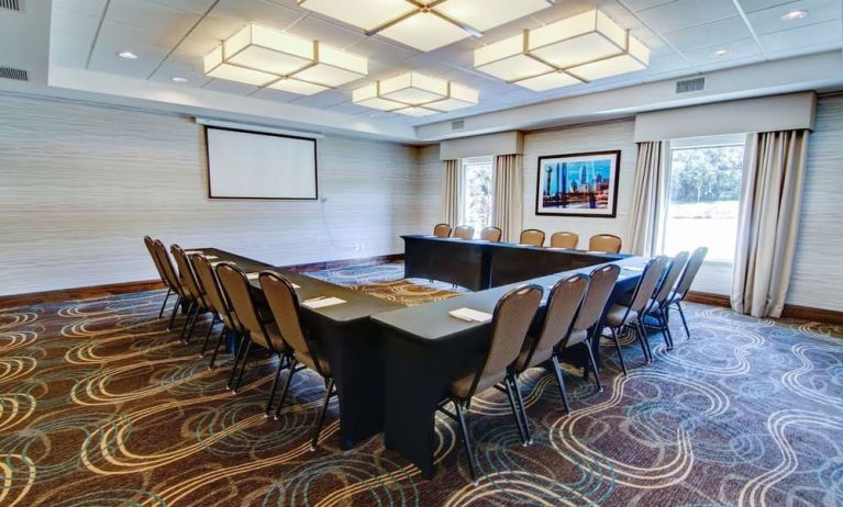 Professional meeting room at Hampton Inn & Suites Trophy Club - Fort Worth North, TX.