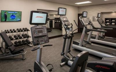 Well equipped fitness center at Sonesta Select Atlanta Norcross I-85.