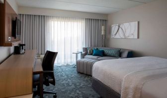 Bright and spacious day use room with work desk at Sonesta Select Atlanta Norcross I-85.