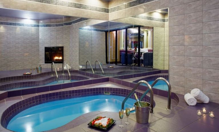 Indoor pool at Paradise Stream Resort.