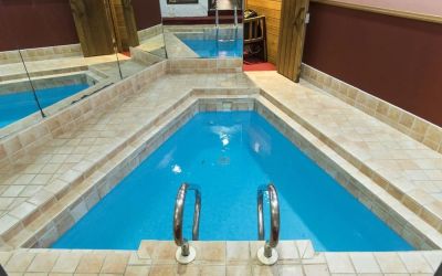 Indoor pool at Paradise Stream Resort.