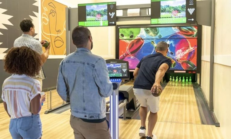 Bowling at Paradise Stream Resort.