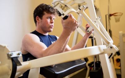 Fitness center at Paradise Stream Resort.