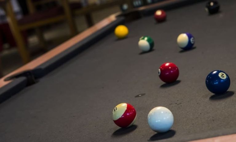 Pool table at Paradise Stream Resort.