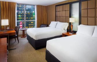 Queen beds at Millennium Hotel Broadway Times Square.