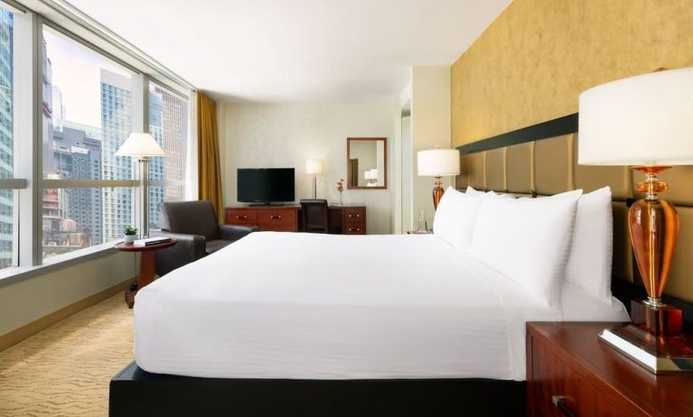 King room at Millennium Hotel Broadway Times Square.