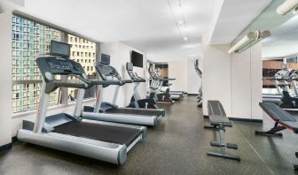 Fitness center at Millennium Hotel Broadway Times Square.