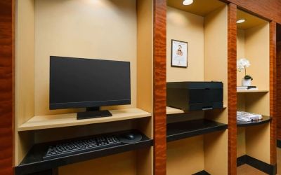 Business center at Millennium Hotel Broadway Times Square.