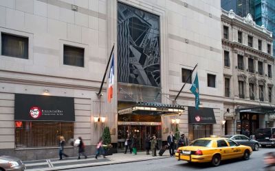 Hotel exterior and entrance at Millennium Hotel Broadway Times Square.
