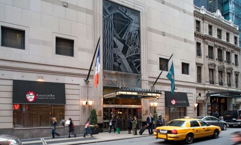Hotel exterior and entrance at Millennium Hotel Broadway Times Square.