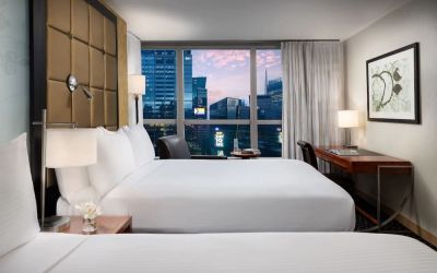 Queen beds at Millennium Hotel Broadway Times Square.