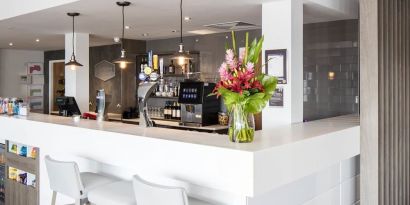 Hotel bar at Hampton By Hilton Humberside Airport.