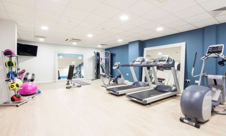 Gym at Hampton By Hilton Humberside Airport.