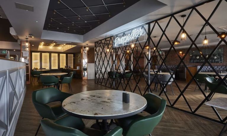 Dining area at Hampton By Hilton Humberside Airport.