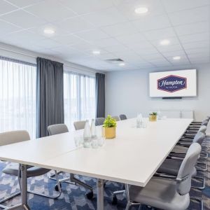 Meeting room at Hampton By Hilton Humberside Airport.