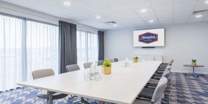 Meeting room at Hampton By Hilton Humberside Airport.