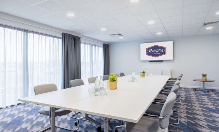 Meeting room at Hampton By Hilton Humberside Airport.