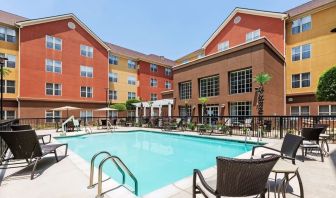 Outdoor pool at Homewood Suites By Hilton Shreveport.