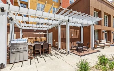 Barbecue grill at Homewood Suites By Hilton Shreveport.