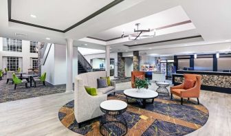Lobby seating at Homewood Suites By Hilton Shreveport.