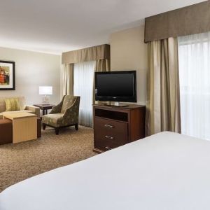 King room at Homewood Suites By Hilton Shreveport.