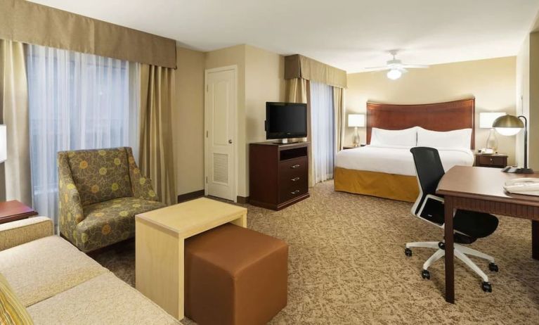 King room at Homewood Suites By Hilton Shreveport.