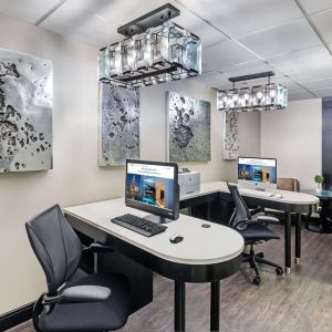Business center at Homewood Suites By Hilton Shreveport.