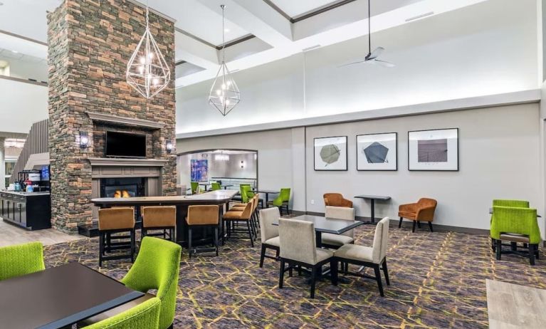 Lobby seating at Homewood Suites By Hilton Shreveport.