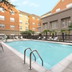 Outdoor pool at Homewood Suites By Hilton Shreveport.