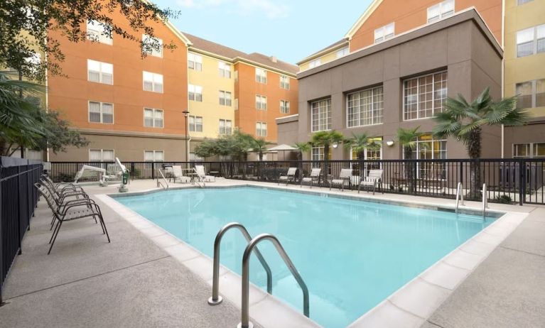 Outdoor pool at Homewood Suites By Hilton Shreveport.