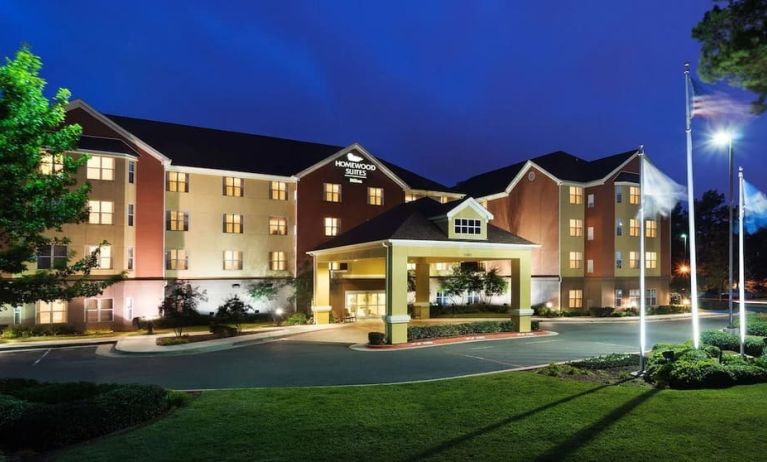Parking at Homewood Suites By Hilton Shreveport.