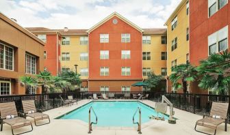 Outdoor pool at Homewood Suites By Hilton Shreveport.