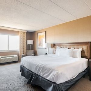 Day use room with work desk at Wyndham Omaha.