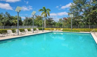 Outdoor pool at Element Miami International Airport.