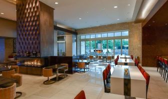 Dining area at Hilton Dallas/ Plano Granite Park.