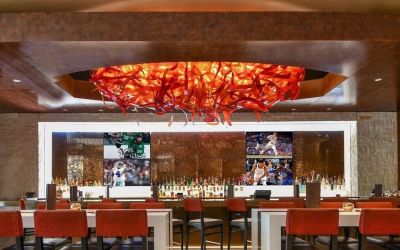 On-site bar at Hilton Dallas/ Plano Granite Park.