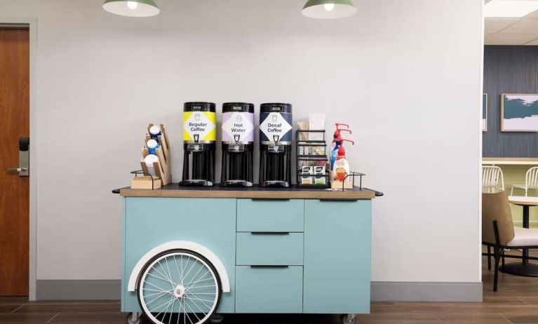 Coffee station at Spark By Hilton Guelph.