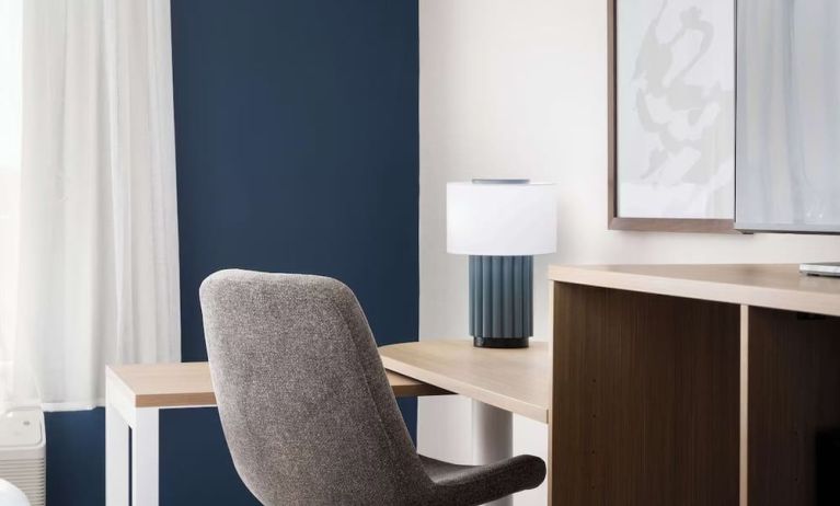 Work desk at Spark By Hilton Guelph.