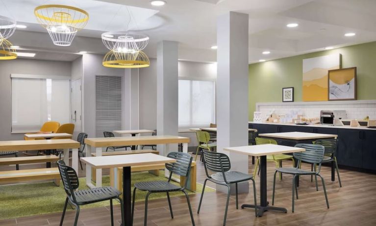 Dining area at Spark By Hilton Guelph.