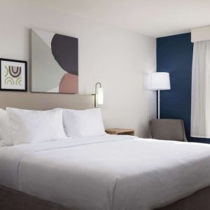 Day use room with king bed at Spark By Hilton Guelph.
