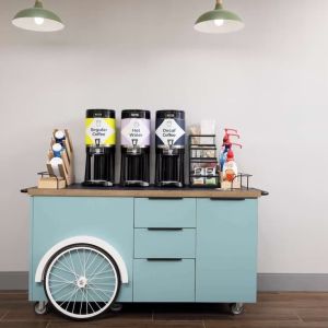 Coffee station at Spark By Hilton Guelph.